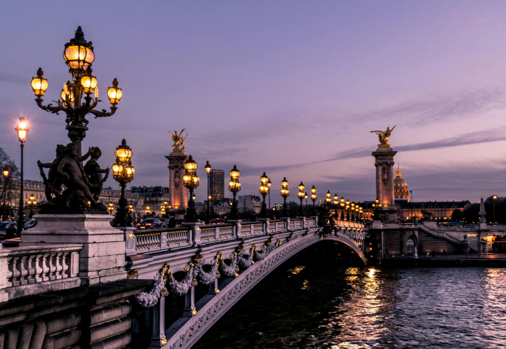Pont Alexandre III à Paris.